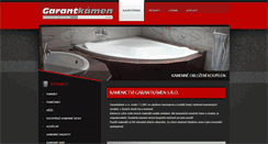 Desktop Screenshot of garantkamen.cz